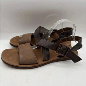 UGG Men's Tustin Sandals‎ Brown Leather Size 10
